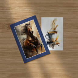 Ak Frames 6X4 Blue Picture Mounts To Fit 5X3 Aperture Size - Mount Board Only (No Frame Included) - thumbnail 5