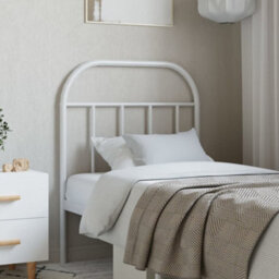Berkfield Metal Headboard White 75 Cm - thumbnail 1