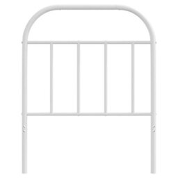 Berkfield Metal Headboard White 75 Cm - thumbnail 4