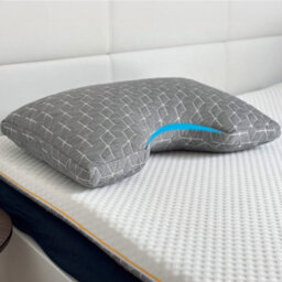 Brightr Sleep Brightr Moonhug Adjustable Memory Foam Pillow - Best Neck Pain & Side Sleeper Pillow - Hypoallergenic - Ergonomic Contoured Shape - thumbnail 1