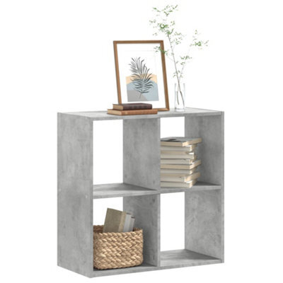 Berkfield Bookcase Concrete Grey 68.5X32X68.5 Cm Engineered Wood - image 1