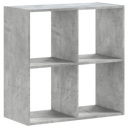 Berkfield Bookcase Concrete Grey 68.5X32X68.5 Cm Engineered Wood - thumbnail 6
