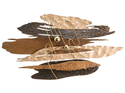 Wyld And Coco Multicolour Iron Wall Decor Hanging Vertical And Horizontal, W86 X D6 X H46Cm - image 1
