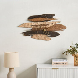 Wyld And Coco Multicolour Iron Wall Decor Hanging Vertical And Horizontal, W86 X D6 X H46Cm - thumbnail 2