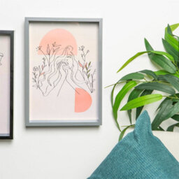 "Nicola Spring A4 (8 X 12"") Deep Photo Frames - Grey/black Mount - 3D Deep Box Picture Frame Display Case (31 X 22Cm) X5" - thumbnail 5