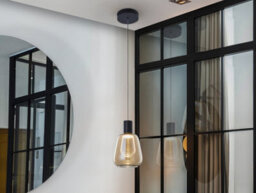 Luminosa Lighting Luminosa Carisa Slim Pendant Ceiling Light Black Led 3000K - Uk Stock - thumbnail 1