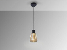 Luminosa Lighting Luminosa Carisa Slim Pendant Ceiling Light Black Led 3000K - Uk Stock - thumbnail 3