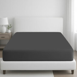 Lazzaro Premium 400 Thread Count 100% Egyptian Cotton Single Size Fitted Sheet Durable Natural Cotton Deep Fitted Sheets - thumbnail 1