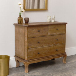 Melody Maison 4 Drawer Dark Wood Chest Of Drawers And Pair Of 3 Drawer Bedside Tables - Ashwell Range - thumbnail 5
