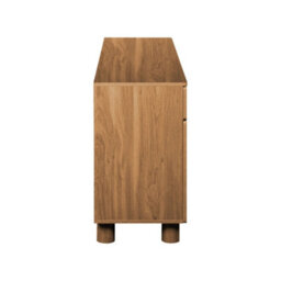Sweeek - Sideboard 3 Drawers 3 Doors Wood Decor Hazel Wood Effect 160X40X73 Cm - Ayana - thumbnail 6