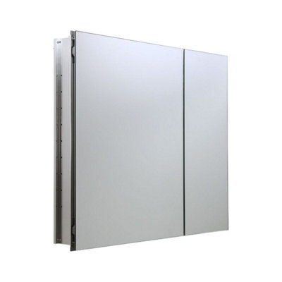 Homestylestore 760 X 660mm Wall Mounted Mirrored Door Bathroom Cabinet - image 1