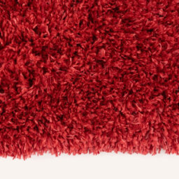 Loomed Wine Thick Soft Shaggy Runner Rug 60X240Cm - thumbnail 3