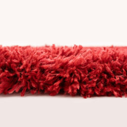 Loomed Wine Thick Soft Shaggy Runner Rug 60X240Cm - thumbnail 2