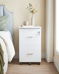 Songmics 2-Drawer File Cabinet, Locking Filing Cabinet For Home Office, Small Rolling File Cabinet, Printer Stand - thumbnail 8