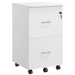 Songmics 2-Drawer File Cabinet, Locking Filing Cabinet For Home Office, Small Rolling File Cabinet, Printer Stand - thumbnail 6