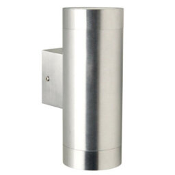 Nordlux Tin Outdoor Aluminium Wall Light Weatherproof Silver,mains - thumbnail 2