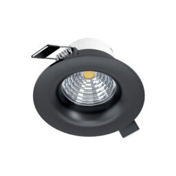 Black Aluminium 6W Built-In Led Flush Downlight For Walls And Ceilings - thumbnail 1
