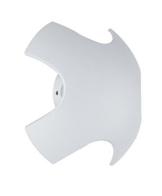 Luminosa Lighting Luminosa Ghibli Outdoor Led 4 Light Flush Wall Light White, Ip54 520Lm 3000K 19.8X6.6Cm - image 1