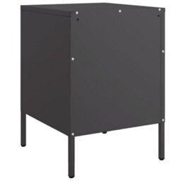 Berkfield Bedside Cabinets 2 Pcs Black 36X39X50.5 Cm Steel - thumbnail 6