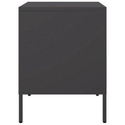 Berkfield Bedside Cabinets 2 Pcs Black 36X39X50.5 Cm Steel - thumbnail 5