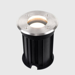 Valuelights Pack Of 2 Bushed Chrome Ip54 Rated Outdoor Garden Walk Over Lights Complete With 5W Gu10 Led Bulbs 3000K Warm White - thumbnail 2