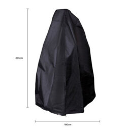 Charles Bentley Rattan Swing Seat Cover - Black - thumbnail 8