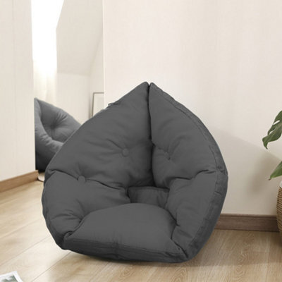 Living And Home Grey Outdoor Garden Egg Swing Chair Seat Pad Cushion,hanging Basket Hammock Cushion For Indoor Outdoor - image 1