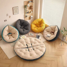 Living And Home Grey Outdoor Garden Egg Swing Chair Seat Pad Cushion,hanging Basket Hammock Cushion For Indoor Outdoor - thumbnail 3