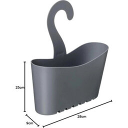 Luxury Hanging Shower Caddy - Humidity-Resistant, Easy No-Drill Installation - thumbnail 2