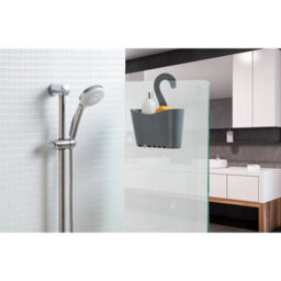 Luxury Hanging Shower Caddy - Humidity-Resistant, Easy No-Drill Installation - thumbnail 3