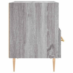 Berkfield Modern Bedside Cabinets 2 Pcs Grey Sonoma 40X35X47.5 Cm Engineered Wood - thumbnail 8