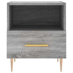 Berkfield Modern Bedside Cabinets 2 Pcs Grey Sonoma 40X35X47.5 Cm Engineered Wood - thumbnail 6