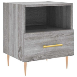 Berkfield Modern Bedside Cabinets 2 Pcs Grey Sonoma 40X35X47.5 Cm Engineered Wood - thumbnail 5