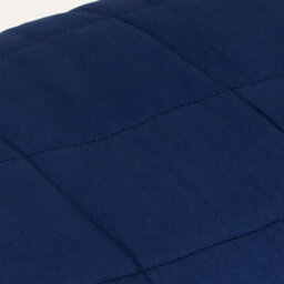 Walplus Weighted Blanket Blue 220X240 Cm King 15 Kg Fabric - thumbnail 4