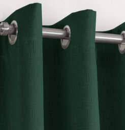 Enhanced Living Vogue Green 46 X 90 Inch (117X229Cm) Eyelet Thermal Noise Reducing Dim Out Curtains (Pair) - thumbnail 3