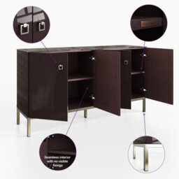 Frank Olsen  Lyra Sideboard Plum Black - thumbnail 6