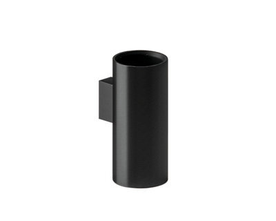 Cosmic Wall Mounted Toothbrush Holder, Brushed Black, Stainless Steel, Architect S+ Collection - image 1
