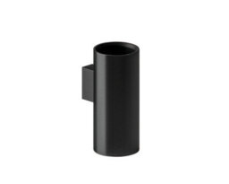 Cosmic Wall Mounted Toothbrush Holder, Brushed Black, Stainless Steel, Architect S+ Collection