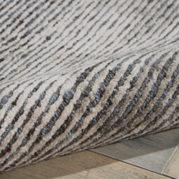 Grey Modern Luxurious Wool Easy To Clean Abstract C Handmade Dining Room Bedroom And Living Room Rug -168Cm X 226Cm - thumbnail 9