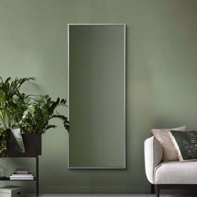 Mirroroutlet The Artus Silver Aluminium Edged Wall Mirror 150Cm X 60Cm - image 1