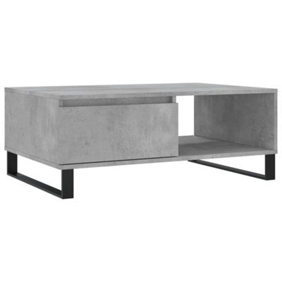 Berkfield Sturdy Coffee Table Concrete Grey 90X60X35 Cm Engineered Wood - image 1