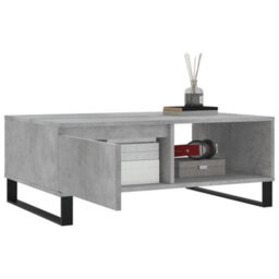 Berkfield Sturdy Coffee Table Concrete Grey 90X60X35 Cm Engineered Wood - thumbnail 4