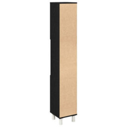 Walplus Bathroom Cabinet Black Oak 30 X 30 X 179 Cm Engineered Wood - thumbnail 6