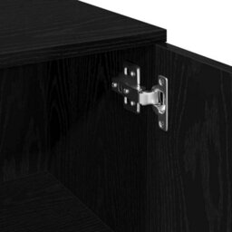 Walplus Bathroom Cabinet Black Oak 30 X 30 X 179 Cm Engineered Wood - thumbnail 9
