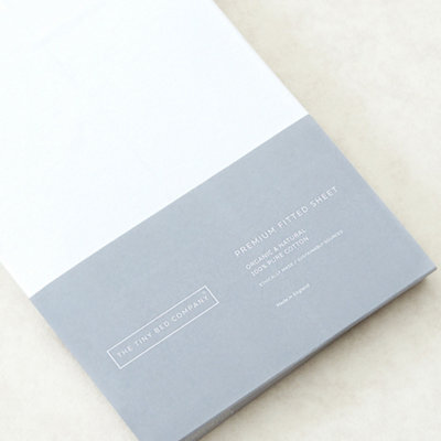 The Tiny Bed Company Premium Quality Certified Organic 100% Cotton Fitted Sheet To Fit Cot 160 X 90Cm - image 1