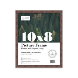 10X8 Walnut Picture Frame (25.4 X 20.3Cm) Poster, Photo, Artwork, Gallery Wall Or Print - thumbnail 1