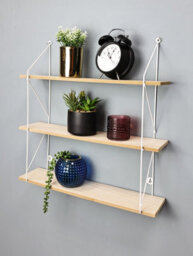 Spot On Dealz 3 Tier Floating Shelf Wall Shelves For Bedroom Wall Mounted - thumbnail 2