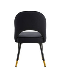Hygrad Built to Survive Set Of 2 Dining Chairs Velvet Padded Seat Metal Legs Kitchen Chair Home Office Set - thumbnail 4