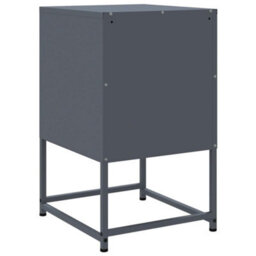 Berkfield Bedside Cabinets 2 Pcs Anthracite 36X39X60.5 Cm Steel - thumbnail 8
