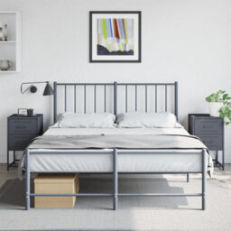 Berkfield Bedside Cabinets 2 Pcs Anthracite 36X39X60.5 Cm Steel - thumbnail 3